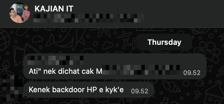 informasi dari group